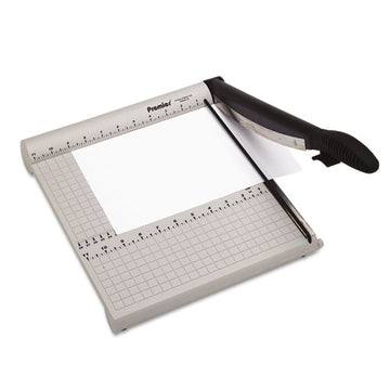 Premier® Polyboard Paper Trimmer, 10 Sheets, 12" Cut Length, Plastic Base, 11.38 X 14.13 freeshipping - TVN Wholesale